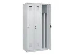 locker voor scheiding van kleding,HxBxD 1850x900x500mm,3vak