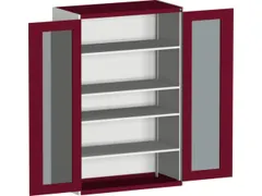 systeemkast,HxBxD 2000x1300x525mm,4xStalen bodem,5-punts sluitsysteem