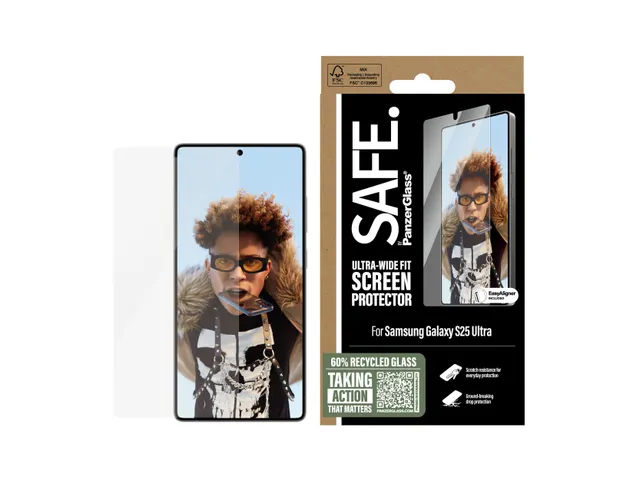 PanzerGlass SAFE. by Screen Protector Samsung Galaxy S25 Ultra | Ul