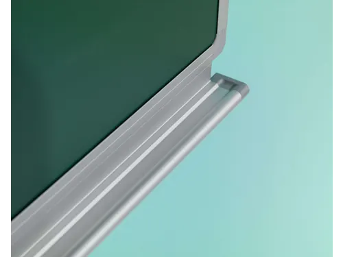 Schoolbord Enkelvlaksbord 100x300cm Krijtbord Magnetisch Groen emaille
