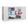 Ruime Vouwdeurkast 1000x1500x400mm 2legborden Ral7035 Front Ral7035