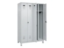 locker voor scheiding van kleding,HxBxD 1950x1200x500mm,4vak