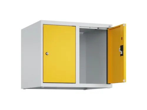 opzetkast,v. locker,2vak.,vak B 300mm,HxBxD 500x600x500mm,cilinderslot
