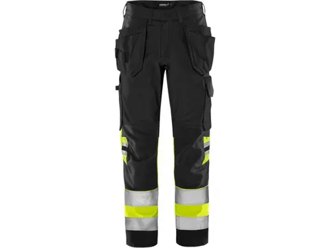 Fristads 2640 broek voor P/COT, geel/zwart, maat D84, per stuk