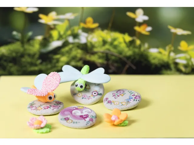 Kit Hobby Mini Creativ Company pierre à modeler avec insecte
