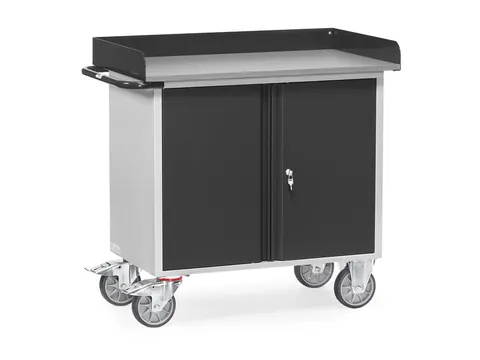 Werkplaatswagens Van Staalplaat 12456 Ral7035 Front Ral7016