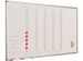 Magnetisch Planbord 60x120cm Softline profiel 8mm Jaar NL