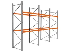 palletstelling,basis+2xaanbouw,HxBxD 3360x5875x1100mm,vakl. 3000kg