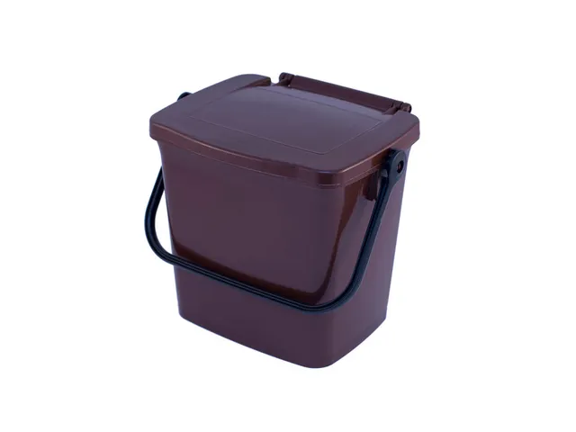 Afvalemmer Minimax Rechthoekig 5 Liter Bruin