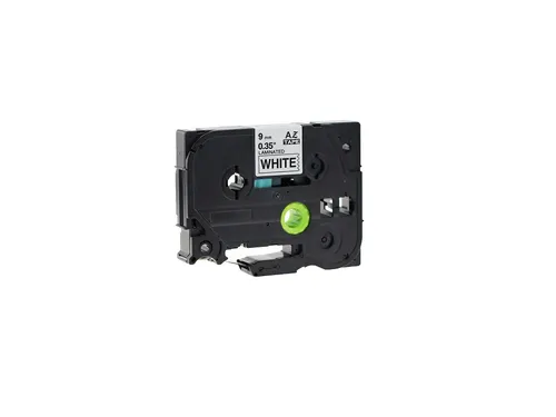 Labeltape Brother Compatible P-Touch Tze-221 9Mm Zwart Op Wit