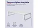 Trust Monta Monitorstandaard Van Gehard Glas Wit
