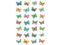 Etiket HERMA 6819 vlinder glitter folie