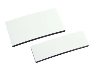 bord,HxB 20x75mm,achterzijde magnetisch,folie,wit - 8