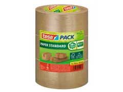 Verpakkingstape Tesapack Papier Standard eco 50mmx50m bruin 3 stuks