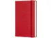 Notitieboek Moleskine pocket 90x140mm blanco hard cover scarlet red
