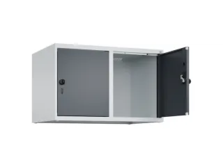 opzetkast,v. locker,2vak.,vak B 400mm,HxBxD 500x800x500mm,draaigrendel - 1