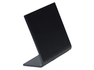 Krijtbord Securit A8 L-bord horizontaal zwart 5 stuks - 2