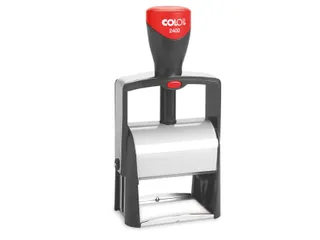 Tekststempel Colop 2400 +bon 6regels 58x27mm zwart - 3