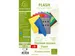 10 dossiermappen FLASH 220 -100% gerecycleerd -24x32cm Assorti