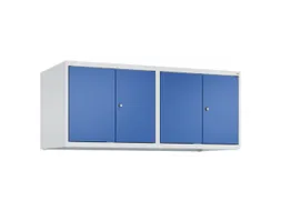 opzetkast,v. locker,4vak.,vak B 300mm,HxBxD 500x1200x500mm,vleugeldeur
