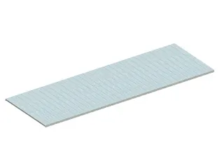 legbord van plaatstaal,v. palletstelling,BxD 3300x1100mm - 1