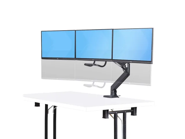 Bras 3 écrans 27 inch Noir