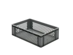 Euronorm-Stapelbak 33l H X L X B 175x600x400mm Grijs