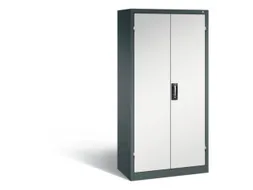 acculaadkast 1950x930x500mm 15stekkerdozen 230V ventilator fr. RAL7035