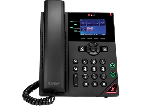 Poly OBi VVX 250 4-lijns IP-telefoon met PoE-ondersteuning