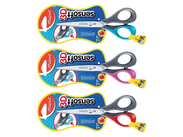 Kinderschaar Maped Sensoft 13cm links assorti