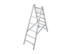 Bokladder Dubbelzijdig Aluminium 1.79m 2x6 Sporten Alu Scharnieren