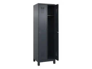 locker,HxBxD 1950x600x500mm,2vak,vak B 300mm,cil.-slot,voeten - 2