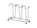Support Sacs De Tri Sélectif Inox 3Sacs De 70L Fixe