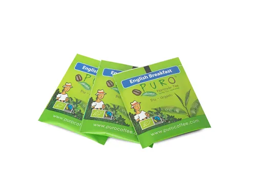 Puro Bio thee English Breakfast fairtrade zakjes