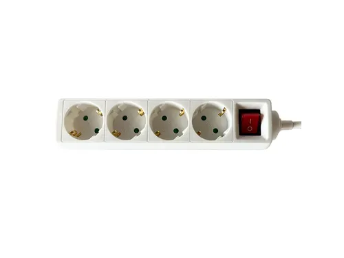 Stekkerdoos BRASQ 4 voudig 1.4 meter wit