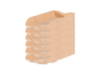 Brievenbak HAN Re-LOOP A4/C4 stapel- en nestbaar pastel oranje 100% ge - 1