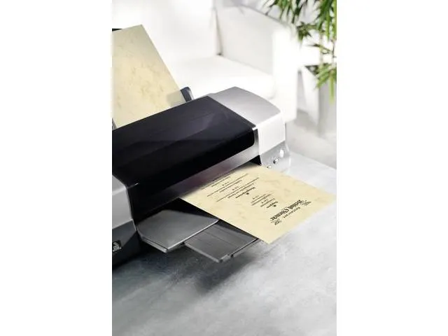 Designpapier Sigel A4 200grs pak a 25 vel marmer beige