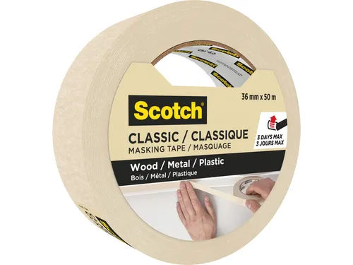 Afplaktape Scotch Classic 36mmx50m beige
