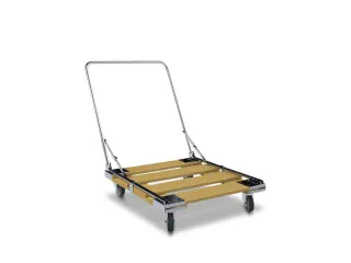 laadbord,draagverm. 300kg,LxB 660x815mm,duwbeugel - 1