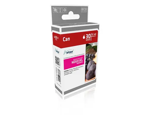 AS15215 Astar Canon CLI551XL IP inkt magenta HC rebuilt 660pag chip 11