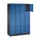 lockerkast,HxBxD 1950x1220x500mm,4x4vakken,cil.-slot,sokkel