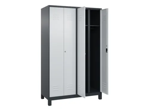 locker voor scheiding van kleding,HxBxD 1950x1200x500mm,4vak