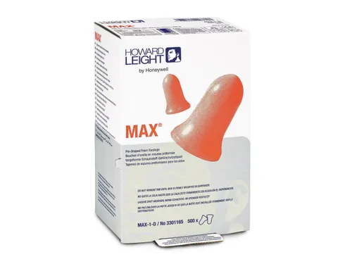 Howard Leight Max Lite Disposable Oorpluggen 37 dB Rood 500 paar