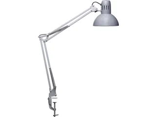 Bureaulamp MAUL Study tafelklem excl.LED lamp E27 zilver - 1