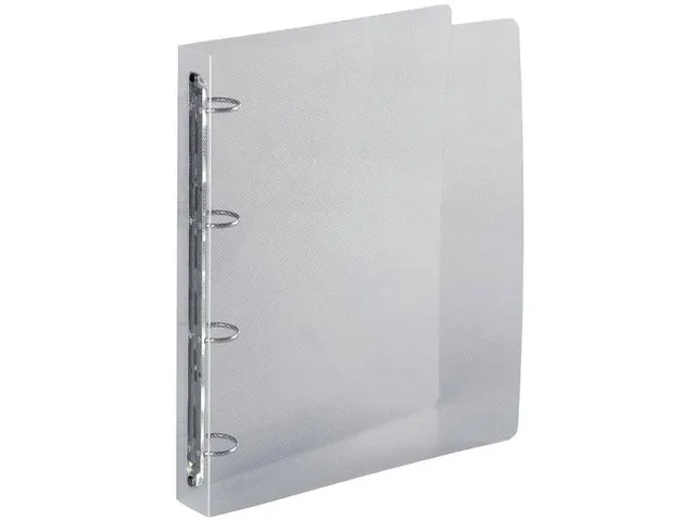 ringmap, voor ft A4 maxi, uit PP, 4 ringen van 30mm transparant