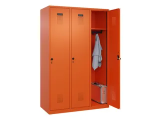 locker,HxBxD 1850x1200x500mm,3vak,vak B 400mm,draaigrendel - 1
