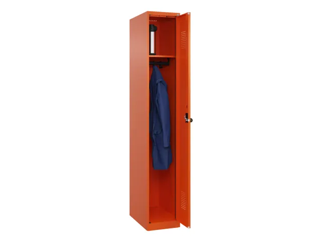 locker,HxBxD 1850x300x500mm,1vak,vak B 300mm,draaigrendel