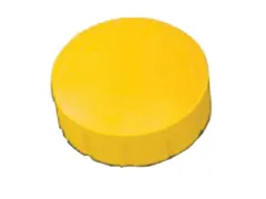 Magneet MAUL Solid 15mm 150gr geel 10 stuks
