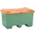 strooigoedbak,400l,HxBxD 680x1210x820mm,GVK,groen,deksel oranje