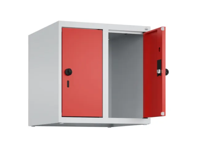 opzetkast,v. locker,2vak.,vak B 250mm,HxBxD 500x500x500mm,vleugeldeur